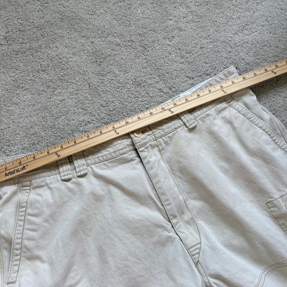 Polo Ralph‎ Lauren Cargo Shorts Tan Khaki Classic Chino Size 40 Cotton
